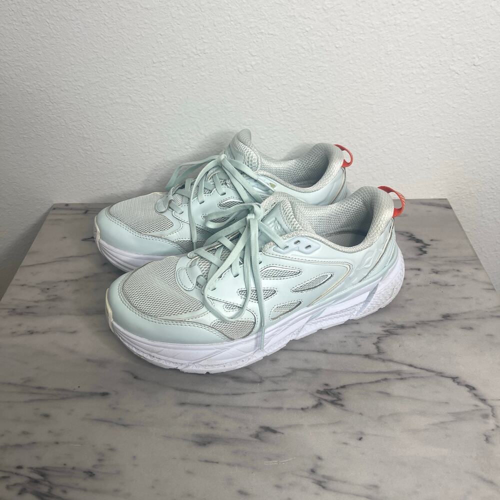 HOKA ONE ONE Clifton L Running Shoes – Women’s 8 / Men’s 7 Wan Blue/Mandarin Red - Picture 13 of 14